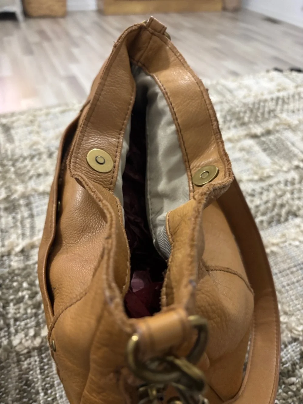 American Leather Co. Austin Classic Hobo Shoulder‎ Bag